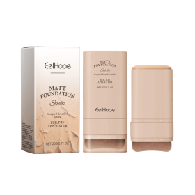 Eelhope Light Transparent Concealer Foundation Stick, Moisturizing And Brightening Lightweight Concealer Moisturizing Constant Makeup Foundation