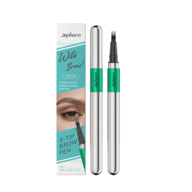 zephoco Brown three-dimensional natural four-prong eyebrow pencil. Daily makeup to fill in the eyebrow shape