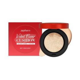 zephoco Moisturizing Concealer Cushion Foundation, Natural, 15 g