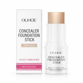 OUHOE Concealer Foundation Stick, Ivory, 7 g