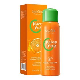 VC Setting Spray, Fast Film Formation Long Lasting Makeup Lock, Clear, 150ml (Option: Orange)