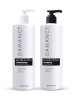DAMANCI Hydrating Shampoo & Conditioner Duo with Keratin, Salt Free, Paraben and Sulfate Free, Restore Hair and Remove Frizz